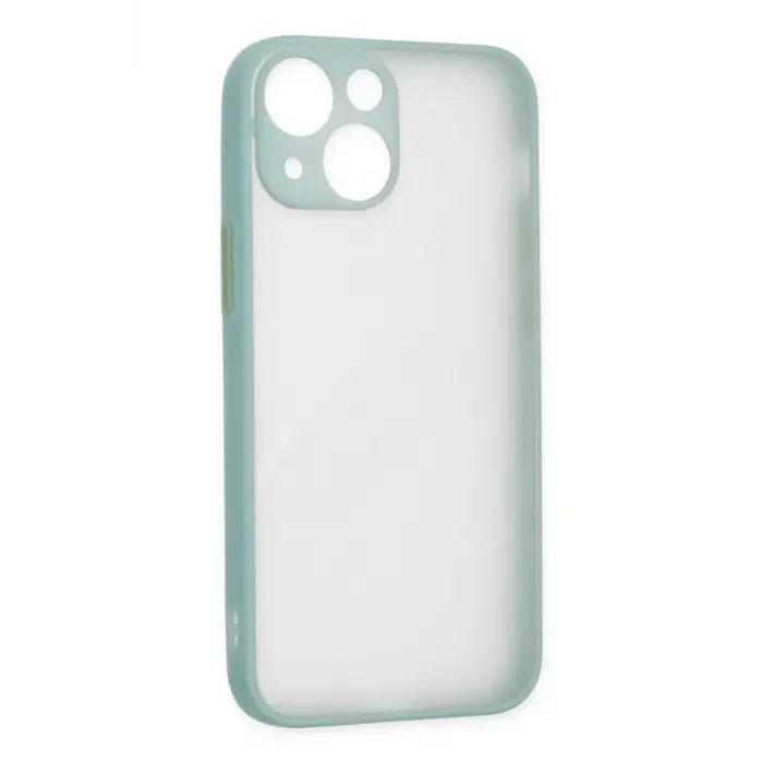 Newface Apple iPhone 15 Plus Kılıf Montreal Silikon Kapak - Açık Yeşil
