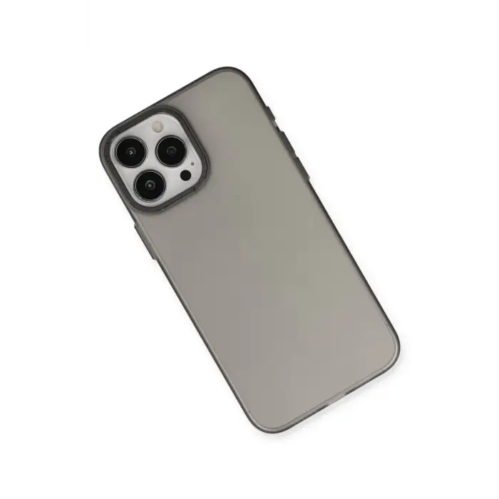 Newface Apple iPhone 15 Pro Kılıf Modos Metal Kapak - Siyah