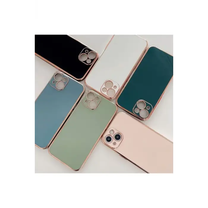 Newface Apple iPhone 15 Pro Kılıf Volet Silikon - Mavi