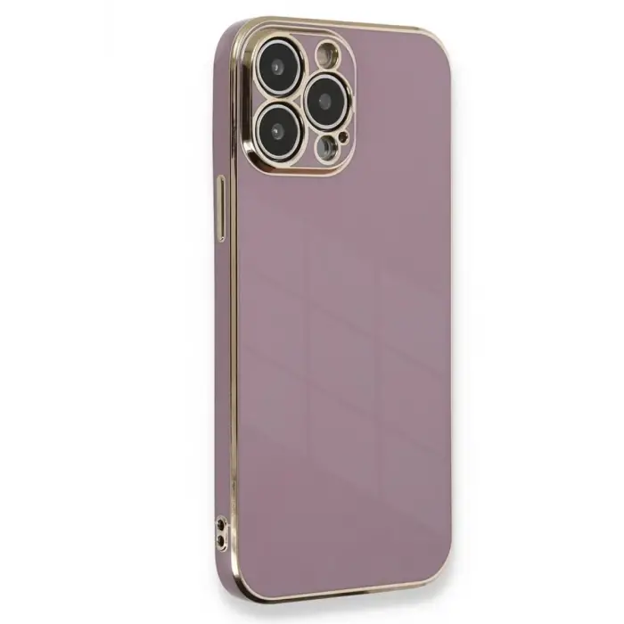 Newface Apple iPhone 15 Pro Kılıf Volet Silikon - Mor