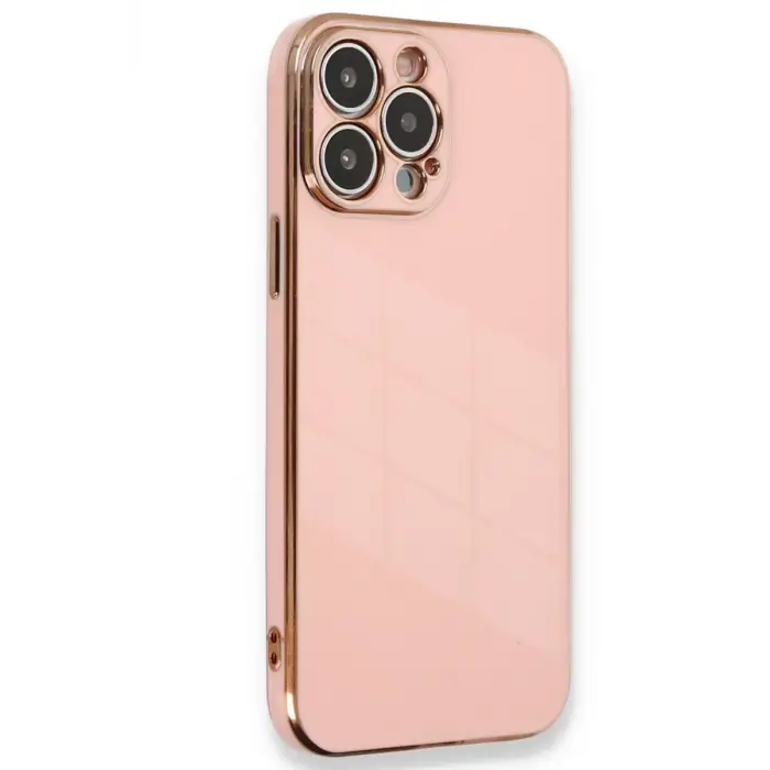 Newface Apple iPhone 15 Pro Kılıf Volet Silikon - Pembe