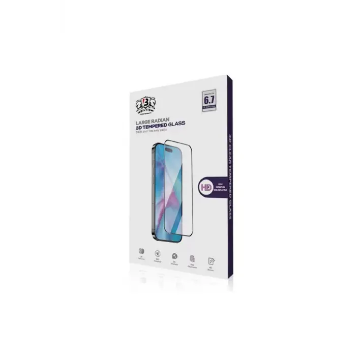 Newface Apple iPhone 15 Pro Max Bilvis 0.18mm Plus Cam Ekran Koruyucu