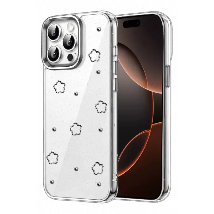 Newface Apple iPhone 15 Pro Max Fiyonk Desenli Kapak - Desen 2