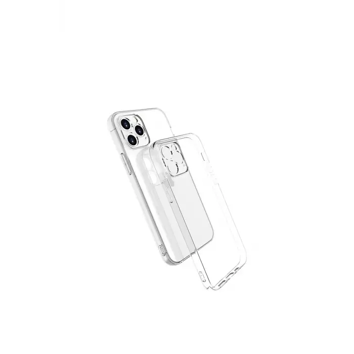 Newface Apple iPhone 15 Pro Max Kılıf Lüx Şeffaf Silikon