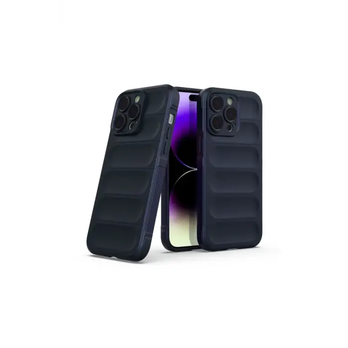 Newface Apple iPhone 15 Pro Max Kılıf Optimum Silikon - Lacivert