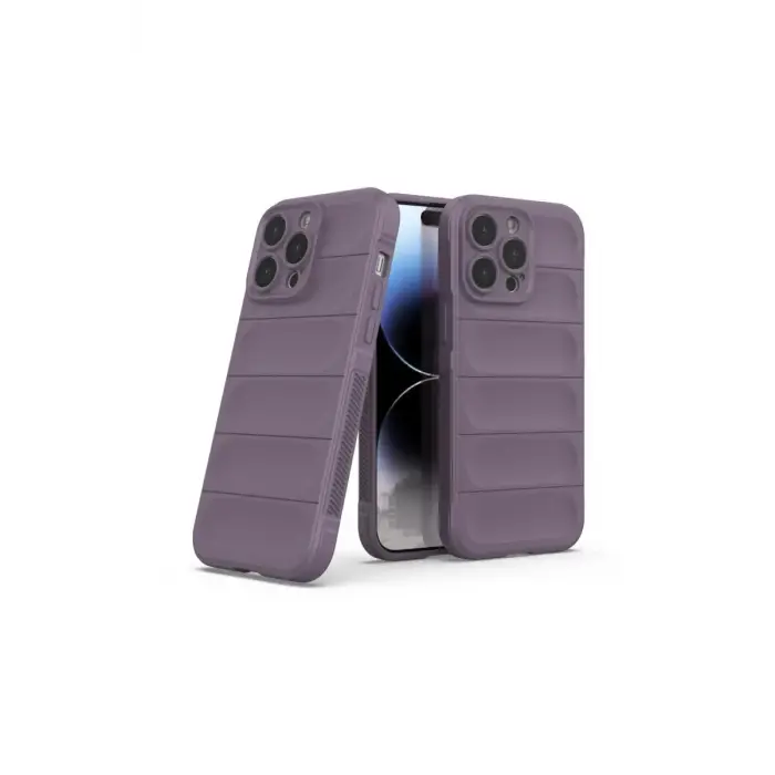 Newface Apple iPhone 15 Pro Max Kılıf Optimum Silikon - Mor