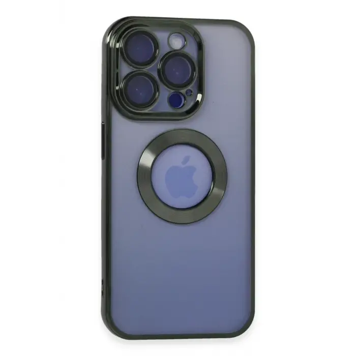 Newface Apple iPhone 15 Pro Max Kılıf Slot Silikon - Köknar Yeşili