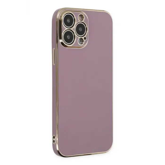 Newface Apple iPhone 15 Pro Max Kılıf Volet Silikon - Mor