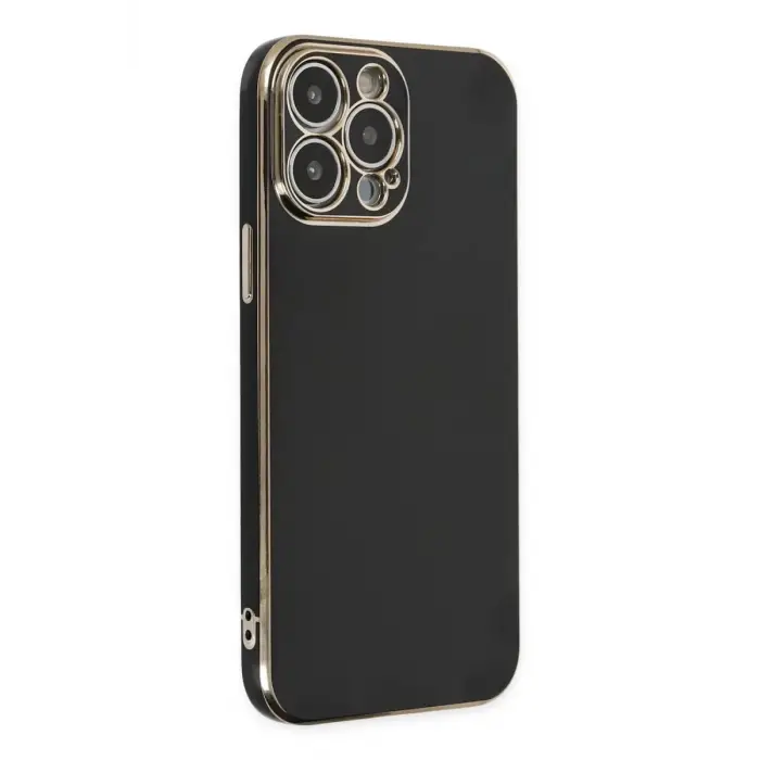 Newface Apple iPhone 15 Pro Max Kılıf Volet Silikon - Siyah