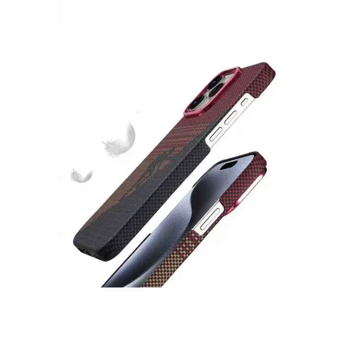 Newface Apple iPhone 15 Pro Max Vega Magsafe Kapak - Çöl Titanyum