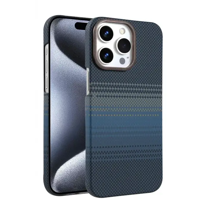 Newface Apple iPhone 15 Pro Max Vega Magsafe Kapak - Mavi