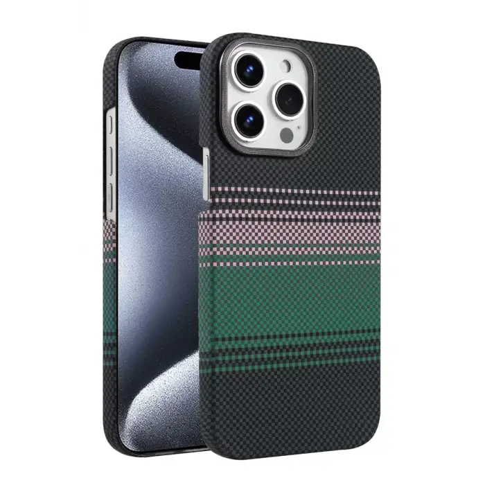 Newface Apple iPhone 15 Pro Max Vega Magsafe Kapak - Yeşil