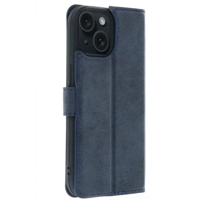 Newface Apple iPhone 15 Trend S Plus Kapaklı Kılıf - Lacivert