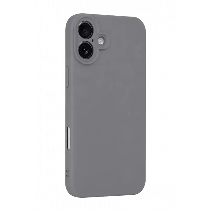Newface Apple iPhone 16 Plus Kılıf First Silikon - Gri