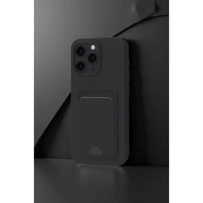 Newface Apple iPhone 16 Pro Kılıf Kelvin Kartvizitli Silikon - Bordo