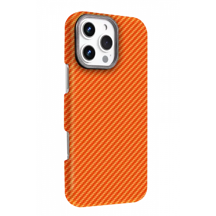 Newface Apple iPhone 16 Pro Max Vega Magsafe Kapak - Turuncu