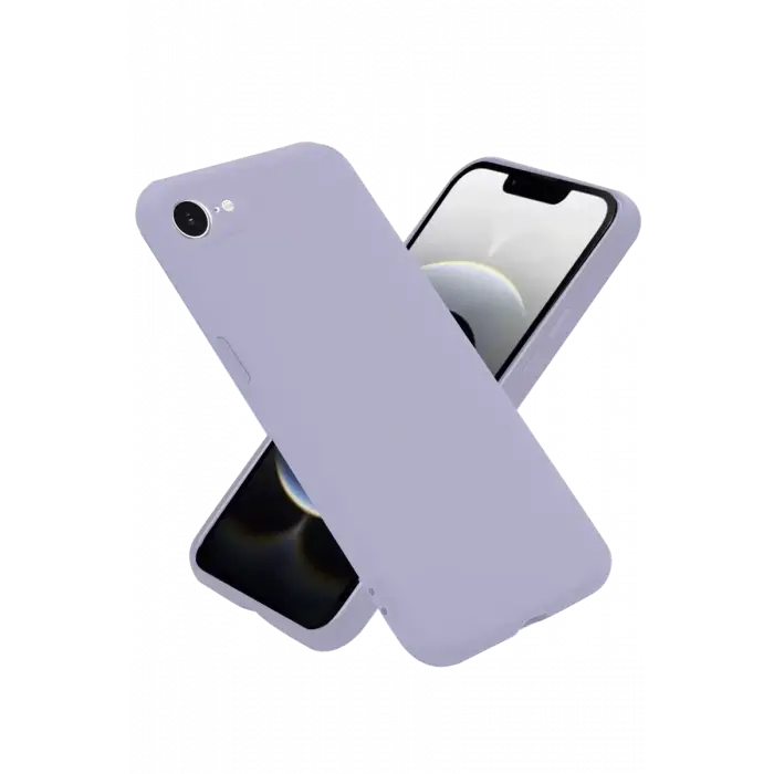 Newface Apple iPhone 16E Kılıf Nano içi Kadife Silikon - Lila