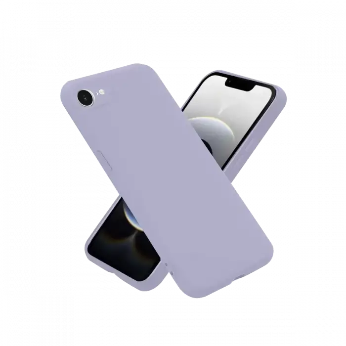 Newface Apple iPhone 16E Kılıf Nano içi Kadife Silikon - Lila