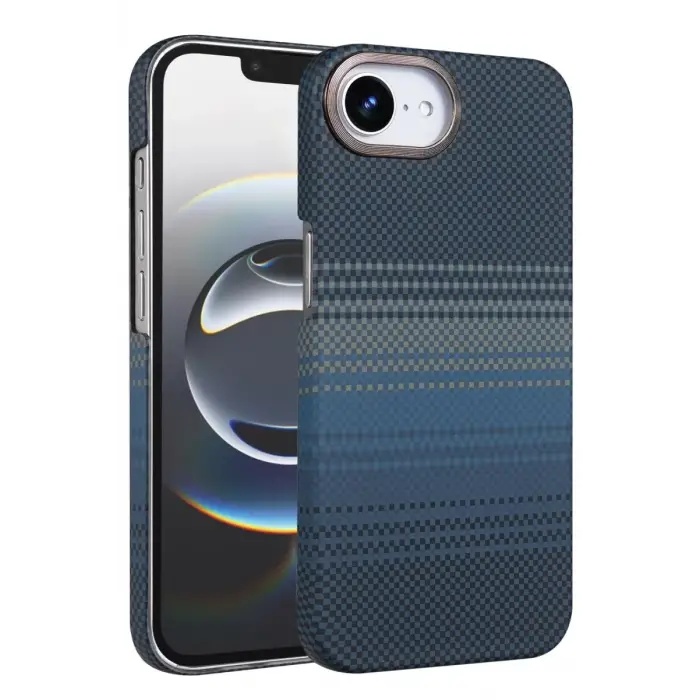 Newface Apple iPhone 16E Vega Magsafe Kapak - Mavi