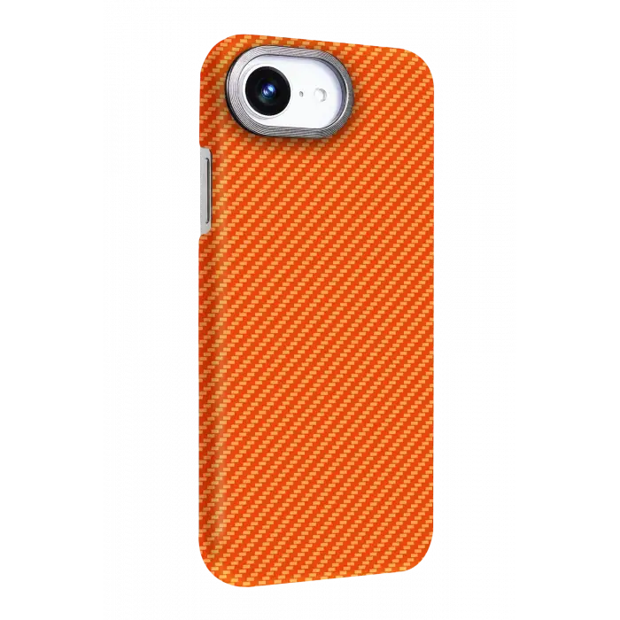 Newface Apple iPhone 16E Vega Magsafe Kapak - Turuncu