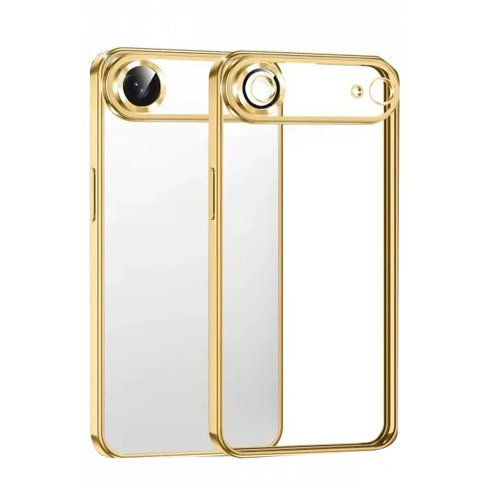 Newface Apple iPhone 17 Air Razer Lensli Silikon - Gold