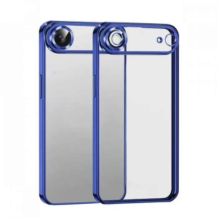 Newface Apple iPhone 17 Air Razer Lensli Silikon - Lacivert