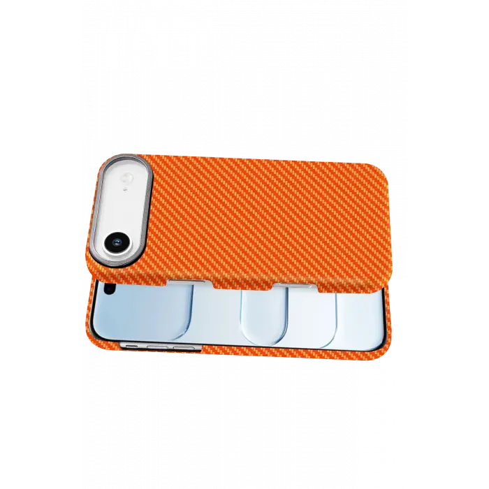 Newface Apple iPhone 17 Air Vega Magsafe Kapak - Turuncu