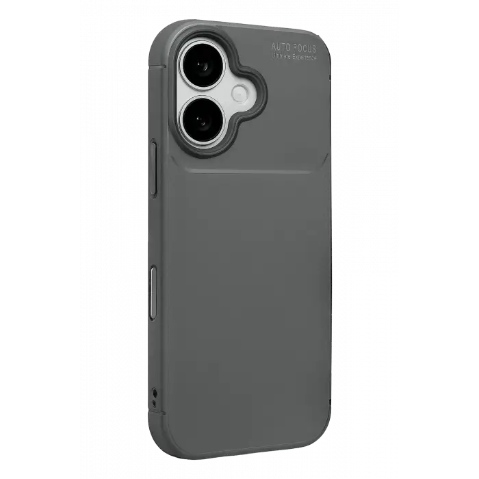 Newface Apple iPhone 17 Auto Focus Karbon Kapak - Gri