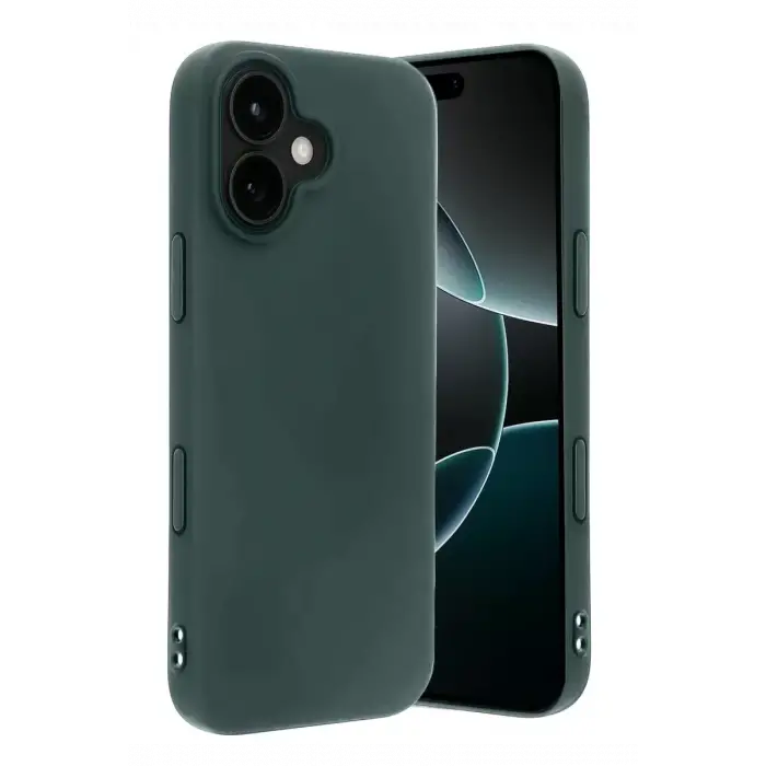 Newface Apple iPhone 17 First Silikon - Koyu Yeşil