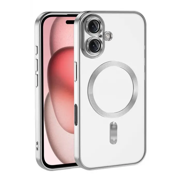 Newface Apple iPhone 17 Kross Magneticsafe Kapak - Gümüş