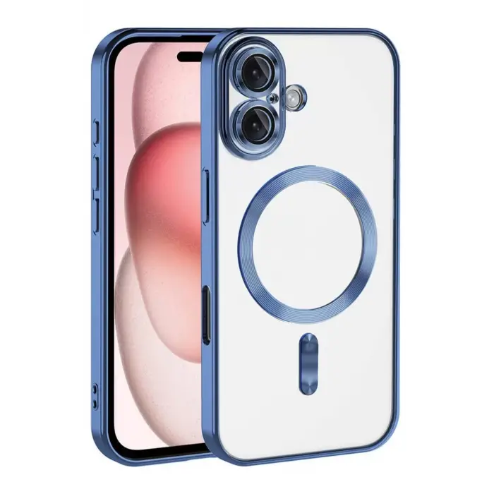 Newface Apple iPhone 17 Kross Magneticsafe Kapak - Sierra Blue