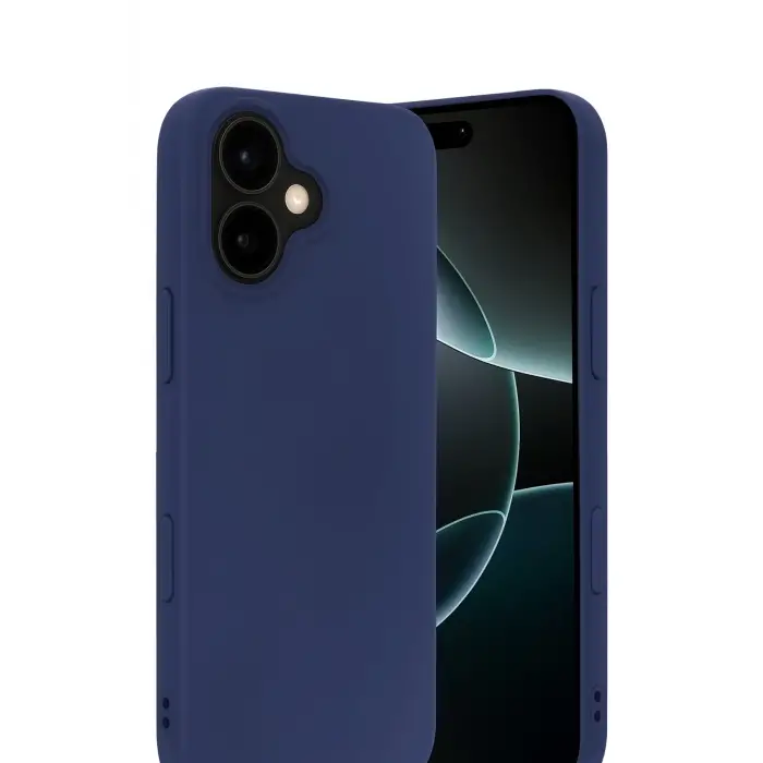 Newface Apple iPhone 17 Nano içi Kadife Silikon - Lacivert
