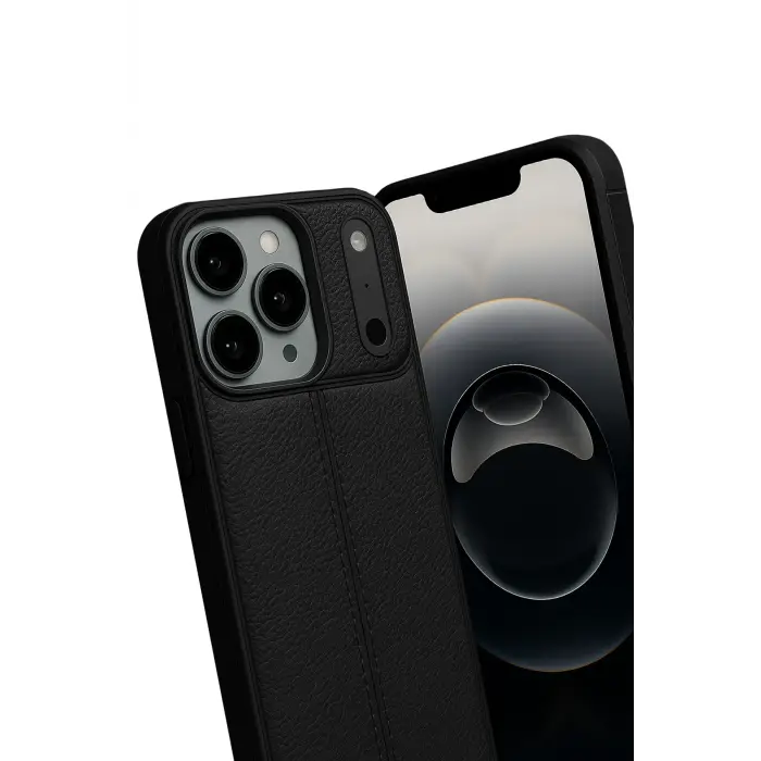 Newface Apple iPhone 17 Pro Auto Focus Kapak - Siyah