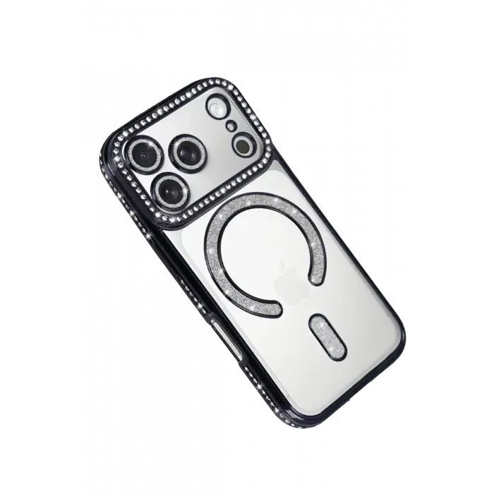 Newface Apple iPhone 17 Pro Max Joke Simli Magneticsafe Kılıf - Siyah