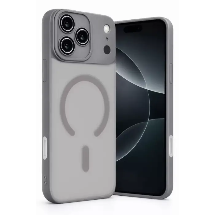 Newface Apple iPhone 17 Pro Max Jota Lensli Magsafe Kapak - Titan Gri