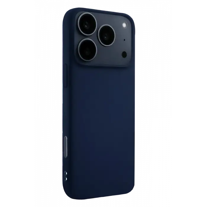 Newface Apple iPhone 17 Pro Max Nano içi Kadife Silikon - Lacivert