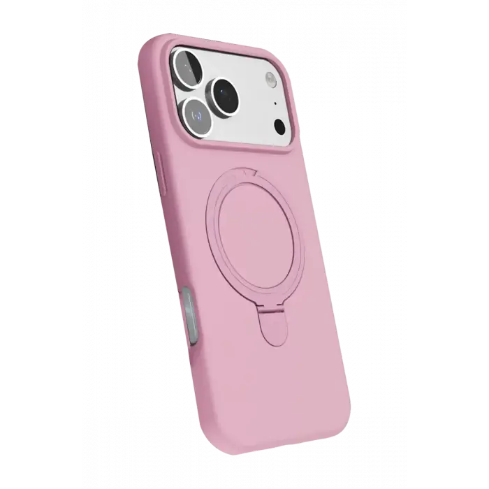 Newface Apple iPhone 17 Pro Max Regal Magsafe Standlı Kapak - Açık Pembe