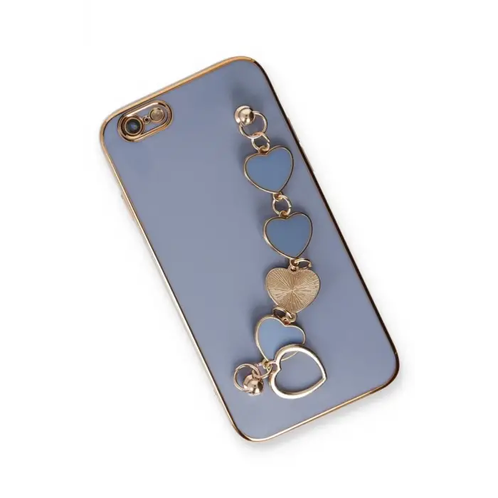 Newface Apple iPhone 6 Kılıf Esila Silikon - Gri