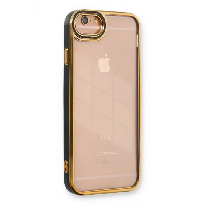 Newface Apple iPhone 6 Kılıf Liva Lens Silikon - Siyah