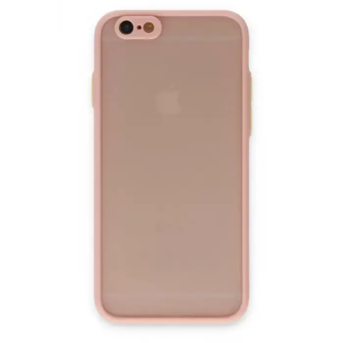 Newface Apple iPhone 6 Kılıf Montreal Silikon Kapak - Pembe