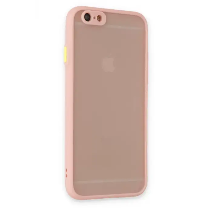 Newface Apple iPhone 6 Kılıf Montreal Silikon Kapak - Pembe