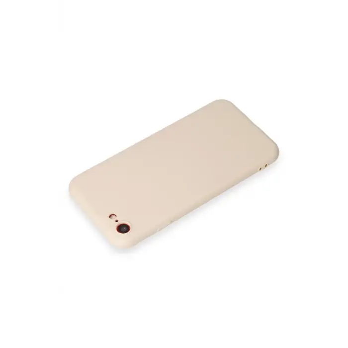 Newface Apple iPhone 7 Kılıf First Silikon - Krem