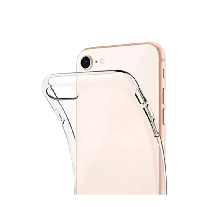 Newface Apple iPhone 7 Kılıf Lüx Şeffaf Silikon