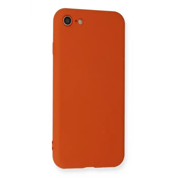 Newface Apple iPhone 7 Kılıf Nano içi Kadife Silikon - Kırmızı
