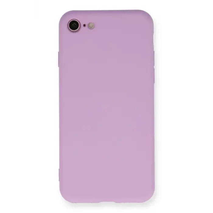 Newface Apple iPhone 7 Kılıf Nano içi Kadife Silikon - Lila