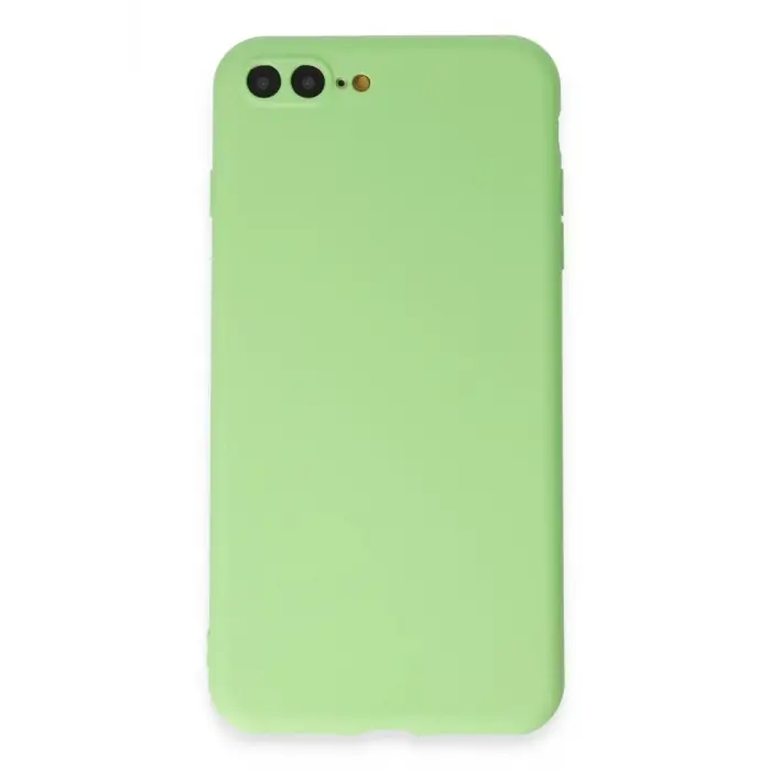 Newface Apple iPhone 7 Plus Kılıf First Silikon - Açık Yeşil