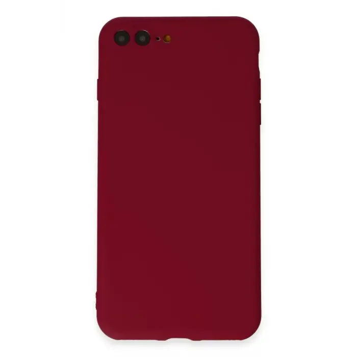 Newface Apple iPhone 7 Plus Kılıf First Silikon - Bordo