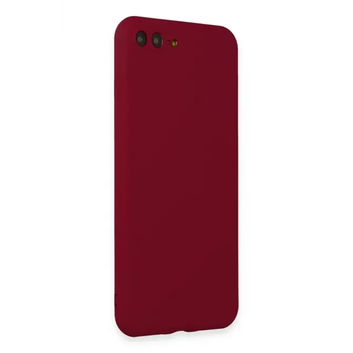 Newface Apple iPhone 7 Plus Kılıf First Silikon - Bordo