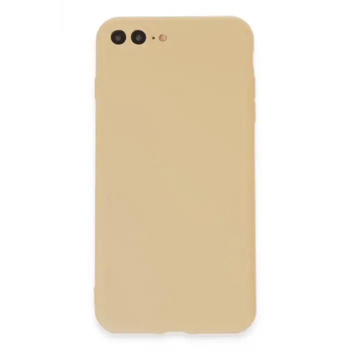 Newface Apple iPhone 7 Plus Kılıf First Silikon - Gold