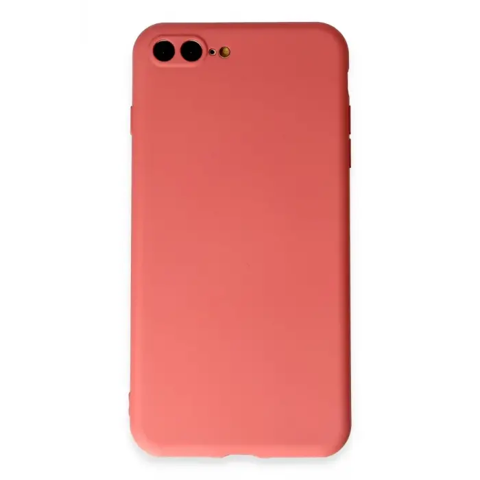 Newface Apple iPhone 7 Plus Kılıf First Silikon - Kiremit